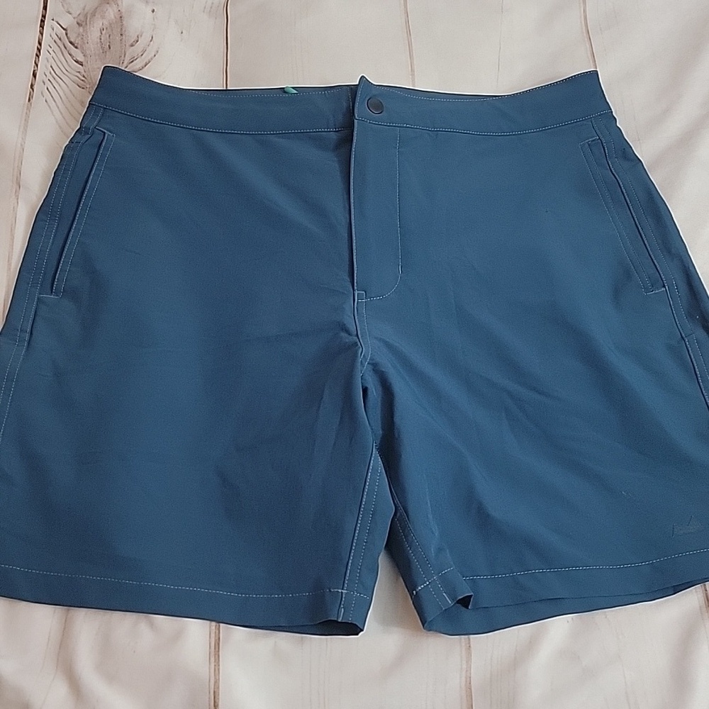 Myles Mens size 34 Sutro Swim Trunk Blue Quick Drying Super Comfortable